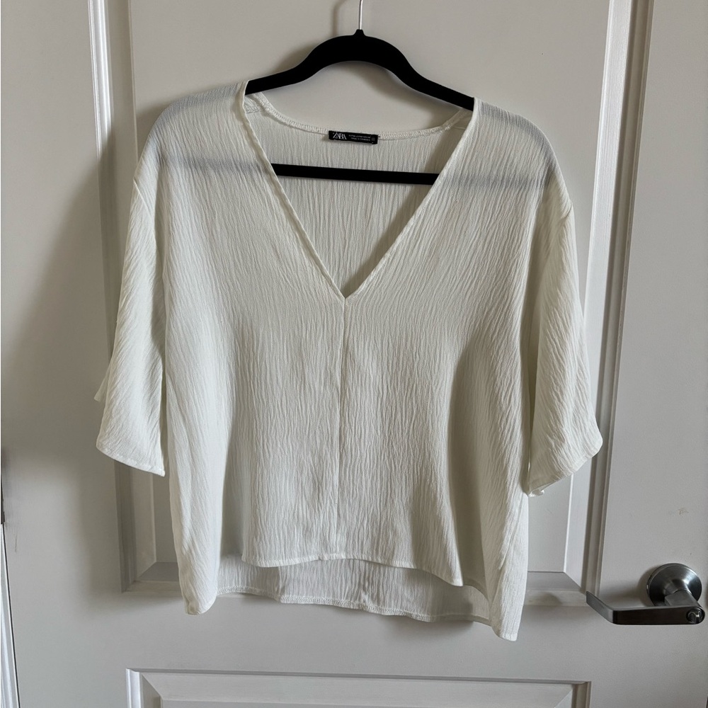 Zara V-Neck Blouse